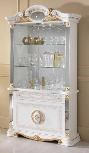 Product photograph of Betty White Italian 2 Door Display Cabinet from Choice Furniture Superstore.